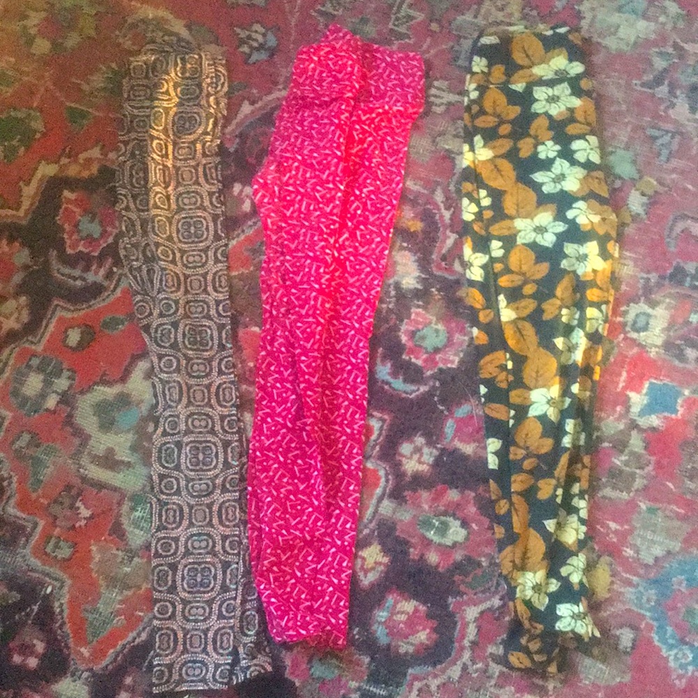 3 pairs LuLaRoe leggings